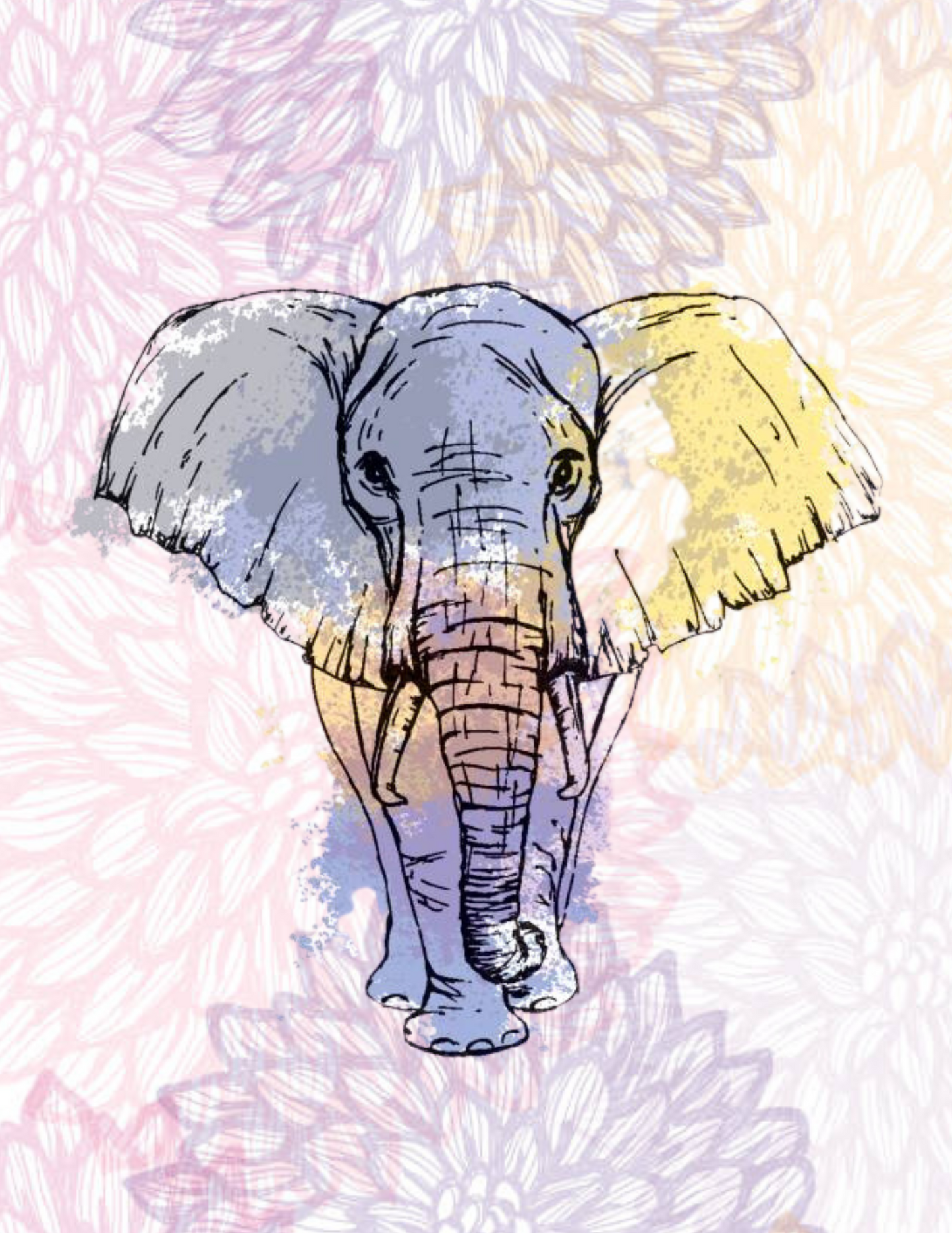 Éléphant Mandala Luxe