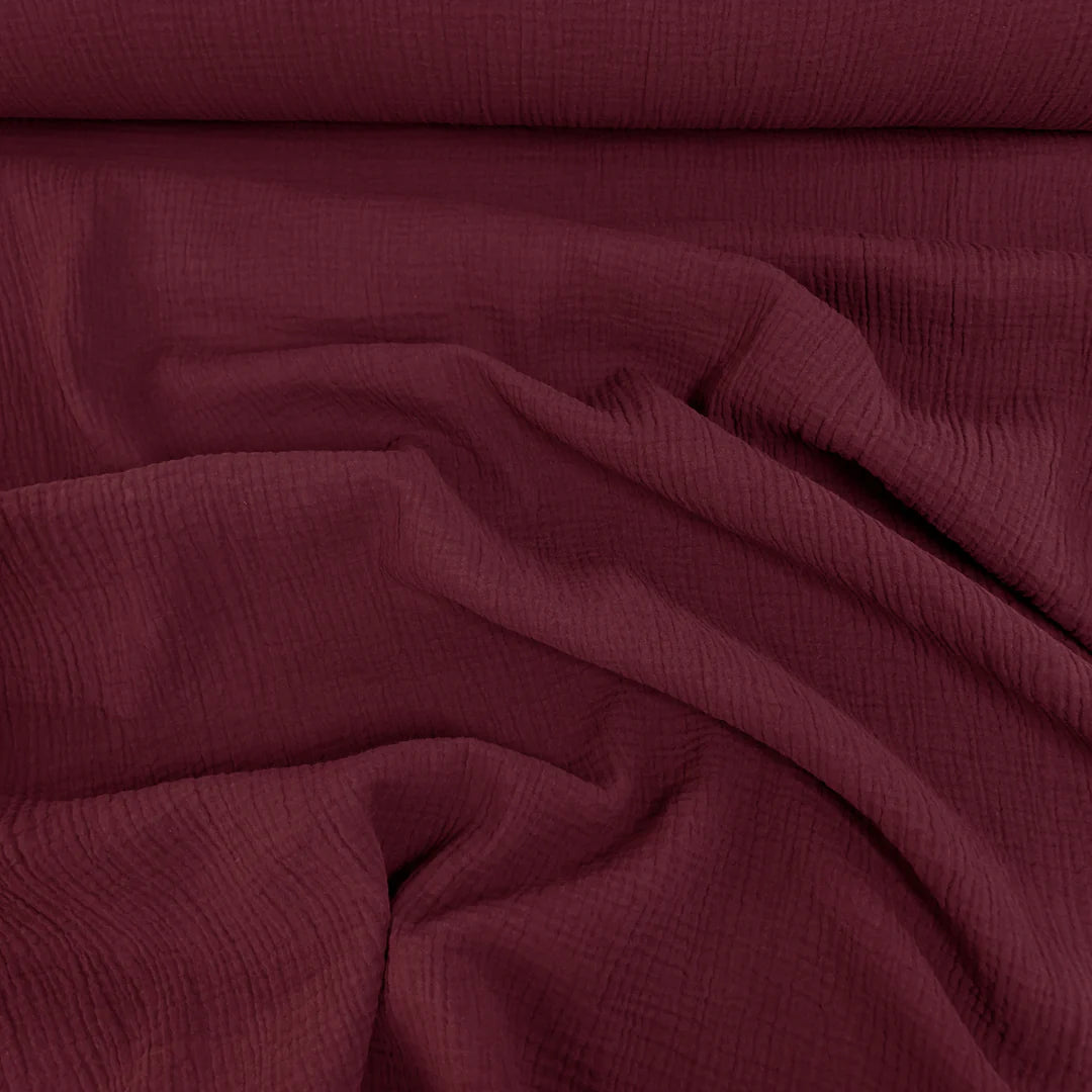 Wine Red Muslin