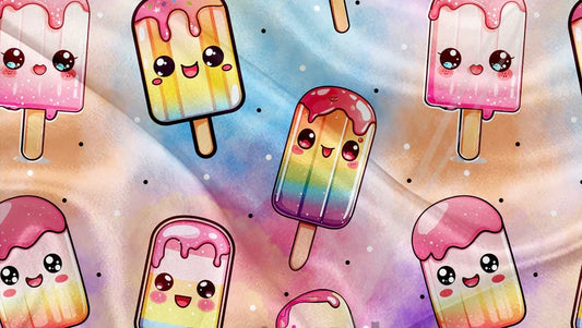 Serviette Popsicle couleurs