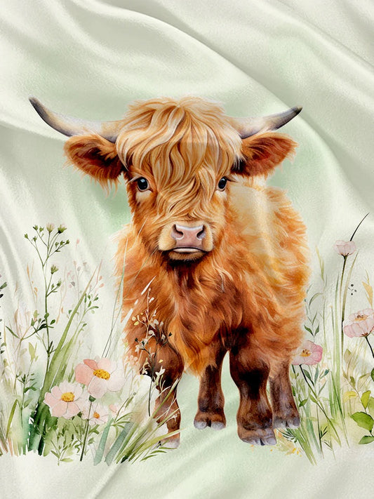 Serviette Vache Highland