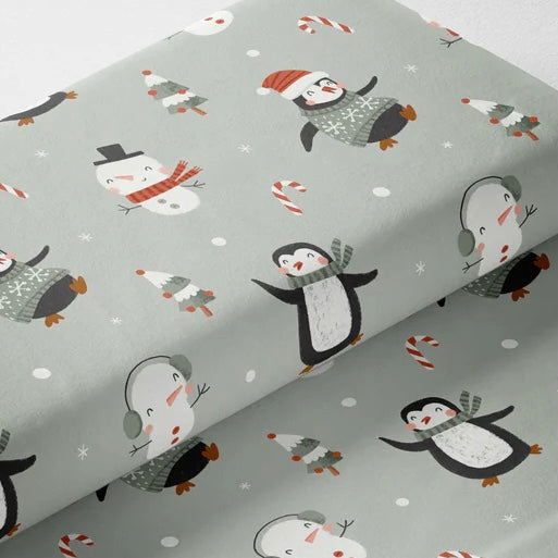 Poncho Pingouin d’hiver