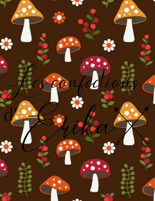 Couverture fleurs et Champignons