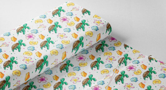 Serviette tortue à la mer 🐢