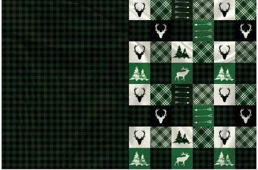 En Stock Couverture Carreauté VERT