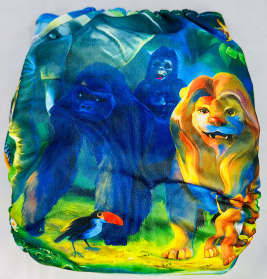 Zoo Cloth Diaper