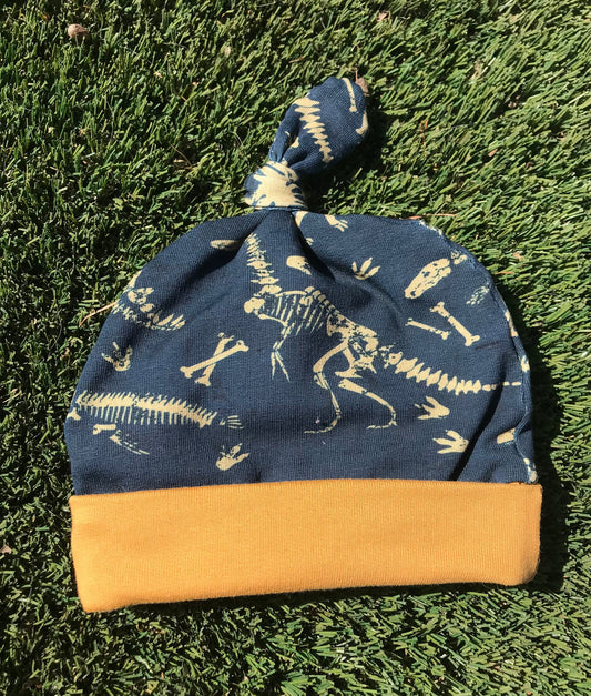 Bonnet Dinosaure et ocre