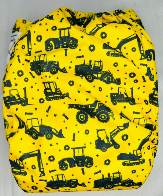 Tractors Washable Diaper