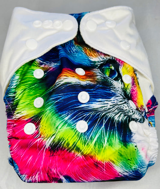 Butterfly Cat Washable Diaper
