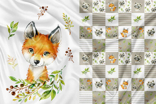 Fox blanket and quilt