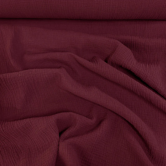 Wine Red Muslin